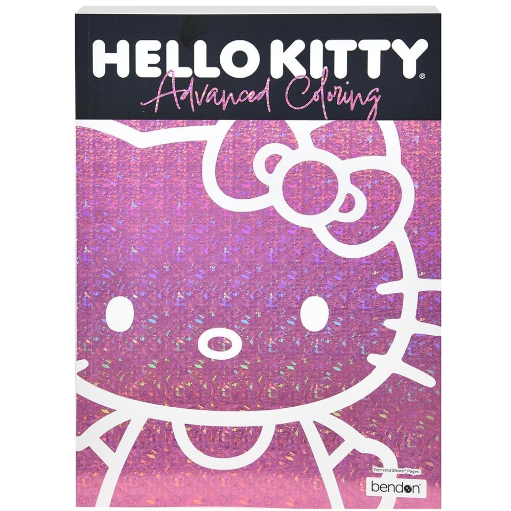 Amazon.co.jp: ハローキティ 上級塗り絵セット ティーン/大人用 ハロー